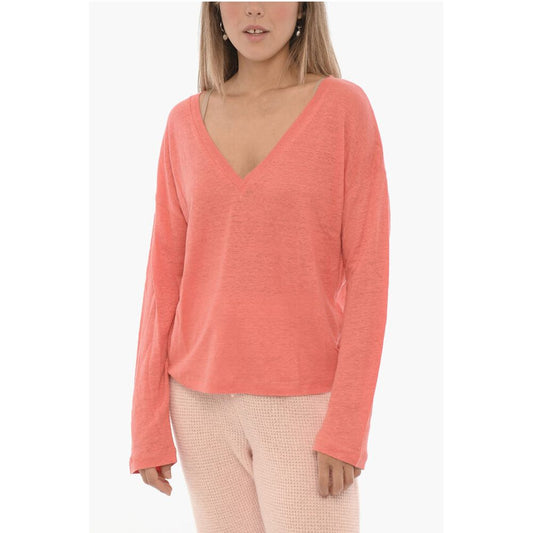 Woolrich V-Neck Linen Sweater