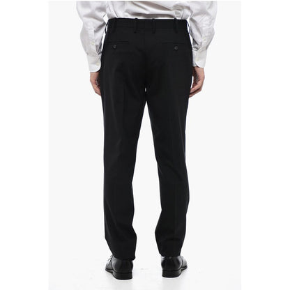 Neil Barrett Wool Blend Slim Fit Pants with Belt Loops