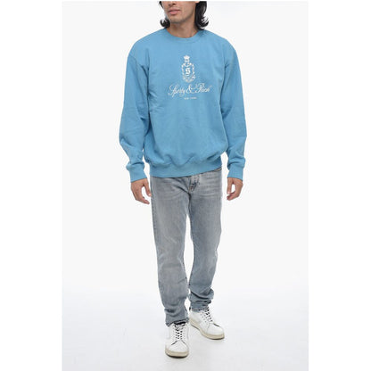Sporty & Rich Logo Print Crewneck Sweatshirt