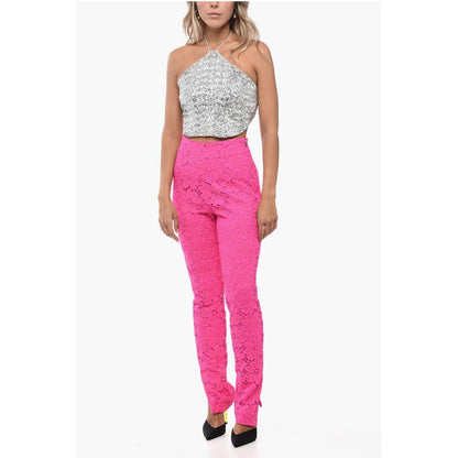 Rotate Sangallo Lace High-Waisted Pants