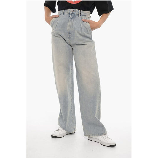Loulou Studio Wide Leg Single-Pleat Jeans 26cm