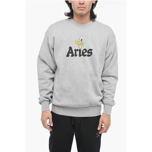 Aries Printed DUCK Crewneck Sweater