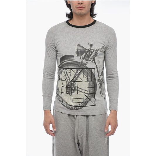 Corneliani TREND Printed Long Sleeved T-shirt