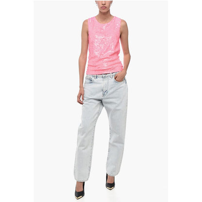 Parosh Sequined Tank Top