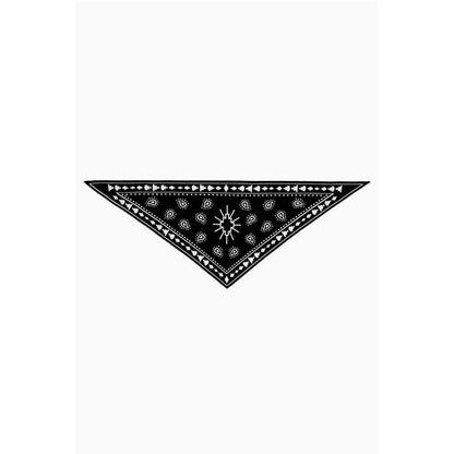 Marcelo Burlon Paisley Patterned Triangle Scarf