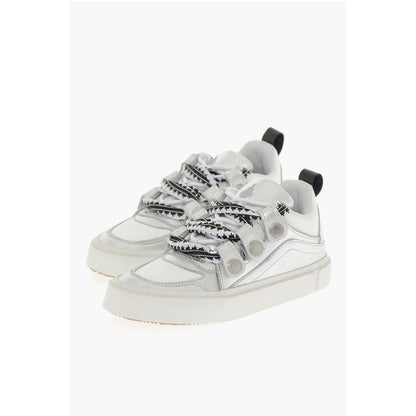 Marcelo Burlon Metallic Leather TICINELLA Low-Top Sneakers