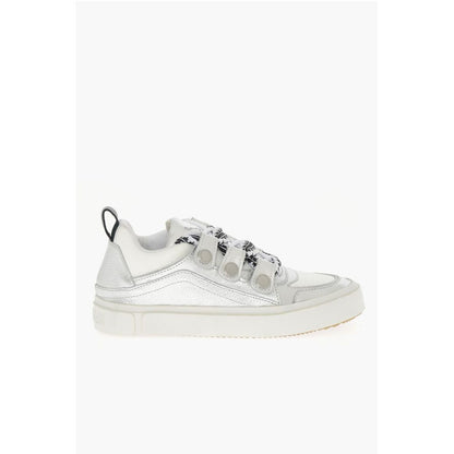 Marcelo Burlon Metallic Leather TICINELLA Low-Top Sneakers