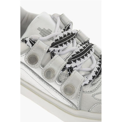 Marcelo Burlon Metallic Leather TICINELLA Low-Top Sneakers