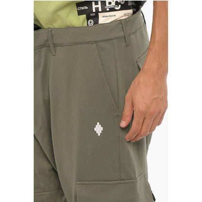 Marcelo Burlon Cotton Twill Cargo Pants