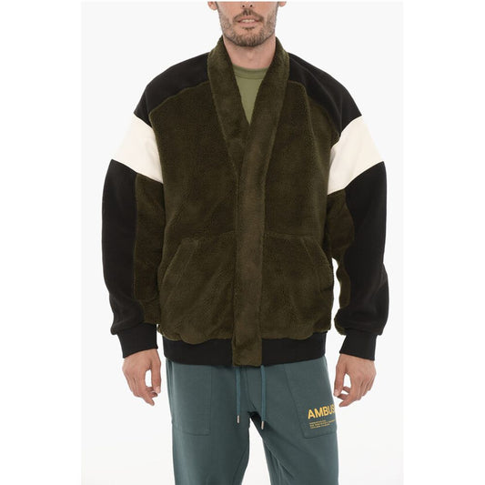 Ambush Fleeced Color Block KIMONO Sweatshirt