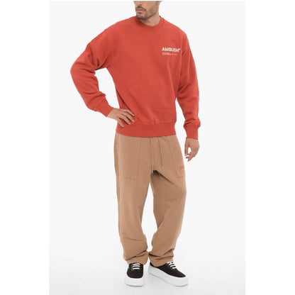 Ambush Fleeced Cotton WORKSHOP Crew-neck Sweatshirt