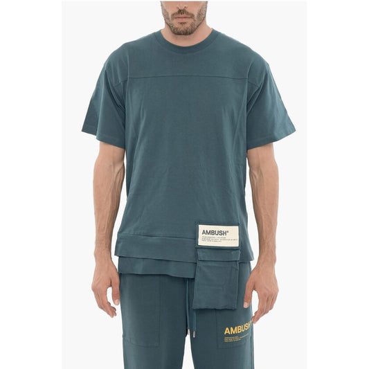 Ambush Solid Color Crew-Neck T-shirt with Pocket