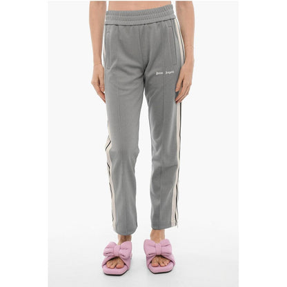 Palm Angels High-Waisted Joggers with Ankle Zip