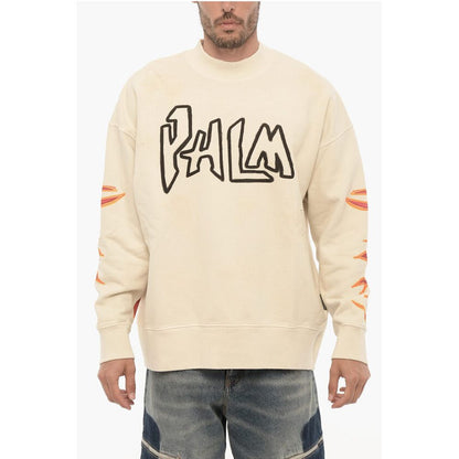 Palm Angels Printed Turtleneck Sweatshirt