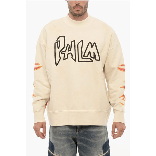Palm Angels Printed Turtleneck Sweatshirt