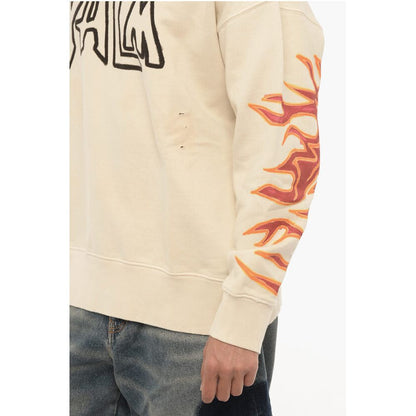Palm Angels Printed Turtleneck Sweatshirt