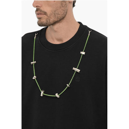 Ambush Cotton Crew-neck Sweatshirt with Removable necklace