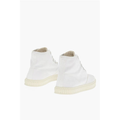 Maison Margiela MM22 Canvas High-top Sneakers with Rubber Sole