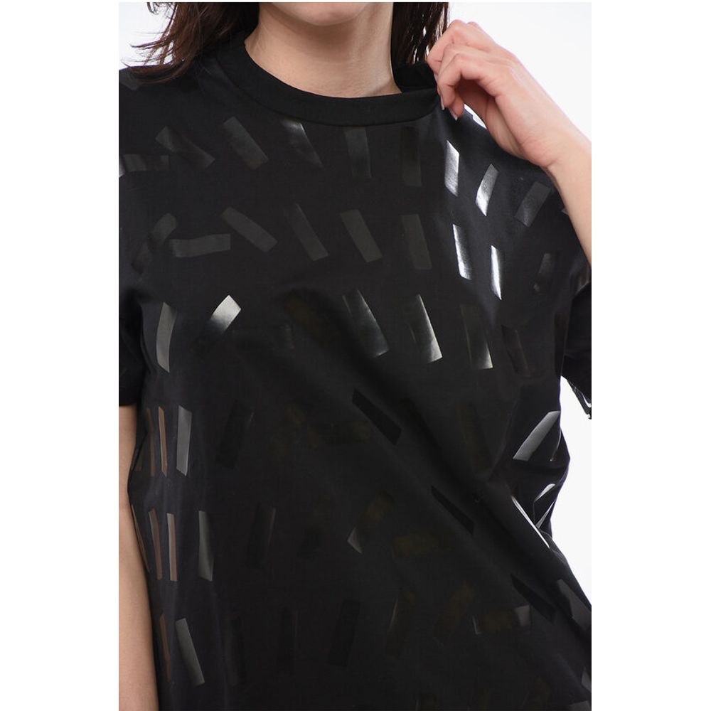 Maison Margiela MM0 Printed Cotton Crew Neck T-Shirt