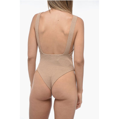 Elou Solid Color Crochet MAYA One Piece Swimsuit