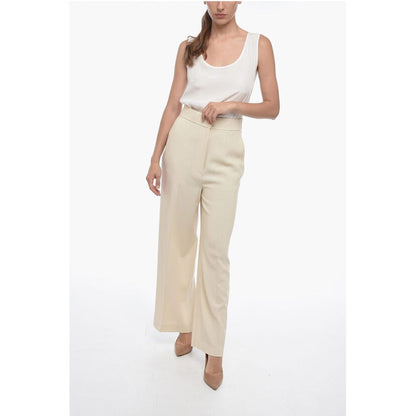 Khaite 4 Pocket Cropped Fit Wool Blend Pants