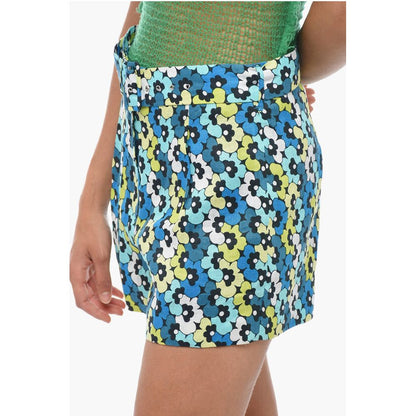 Michael Kors Canapa Shorts with Floral Pattern