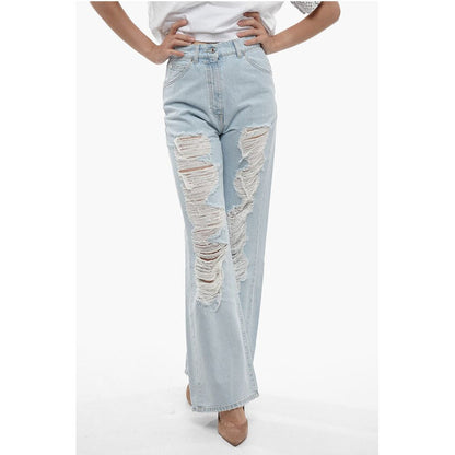MSGM Boyfriend Fit Distressed Denims 28cm