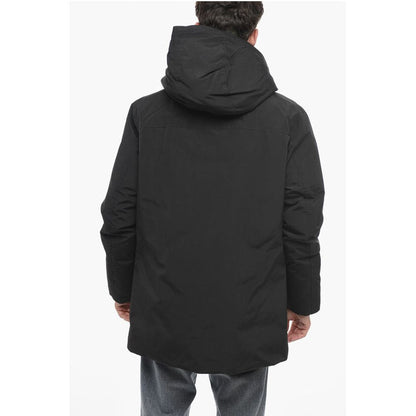 Woolrich Cotton and Nylon CLEVELAND Down Jacketwith Hidden Closure