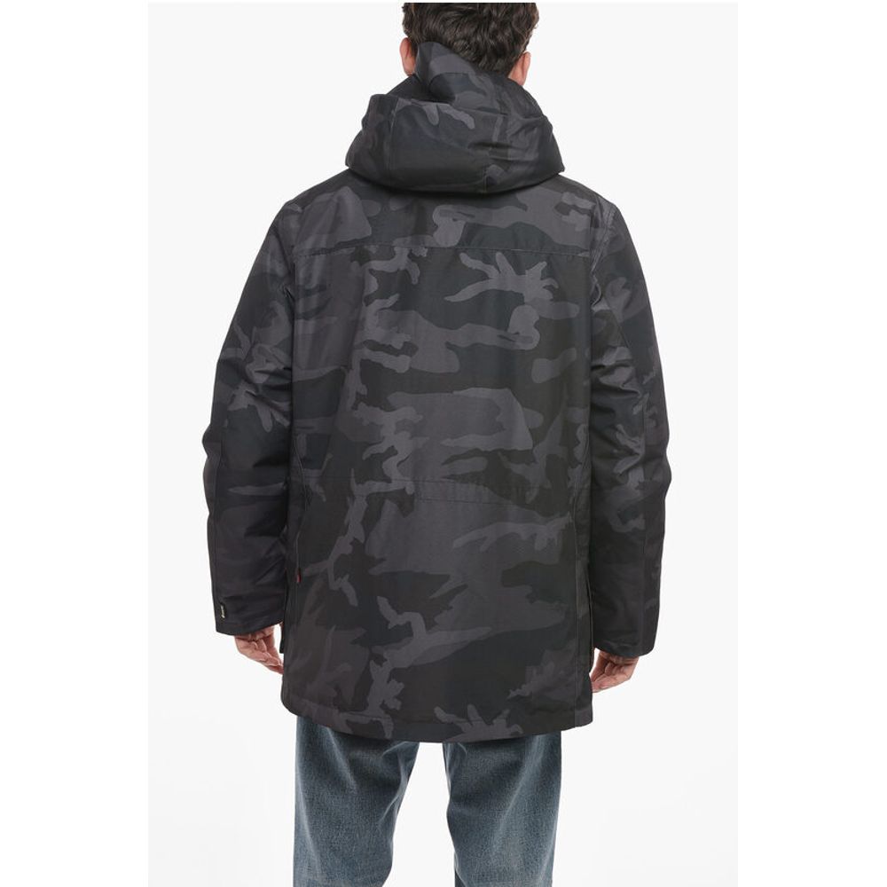 Woolrich Camouflage GTX Utility Down Jacket with Hood