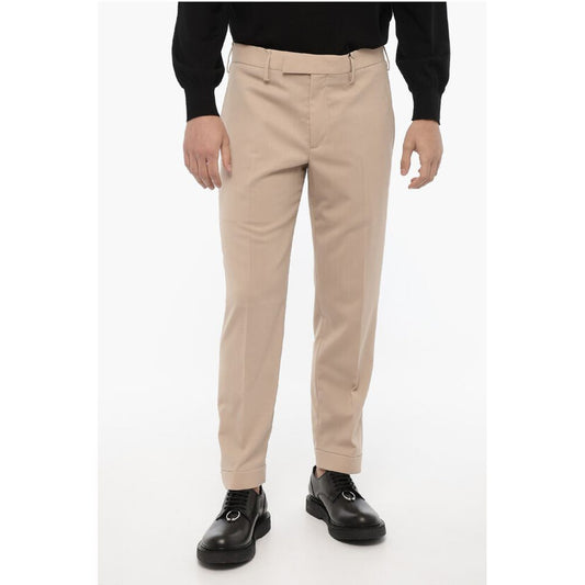 Neil Barrett Virgin Wool Blend Slim Fit Pants