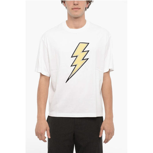 Neil Barrett Slim Fit RAINBOLT Crew-neck T-Shirt
