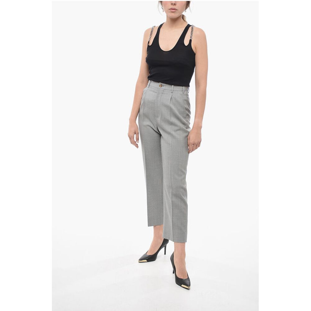 Gucci Single-pleated Wool Chinos Pants