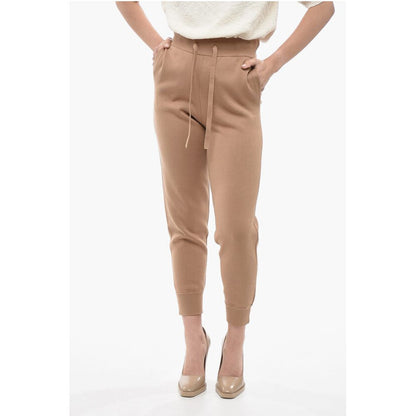 Burberry Cashmere Blend Sweatpants with Cuffs