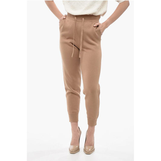 Burberry Cashmere Blend Sweatpants with Cuffs