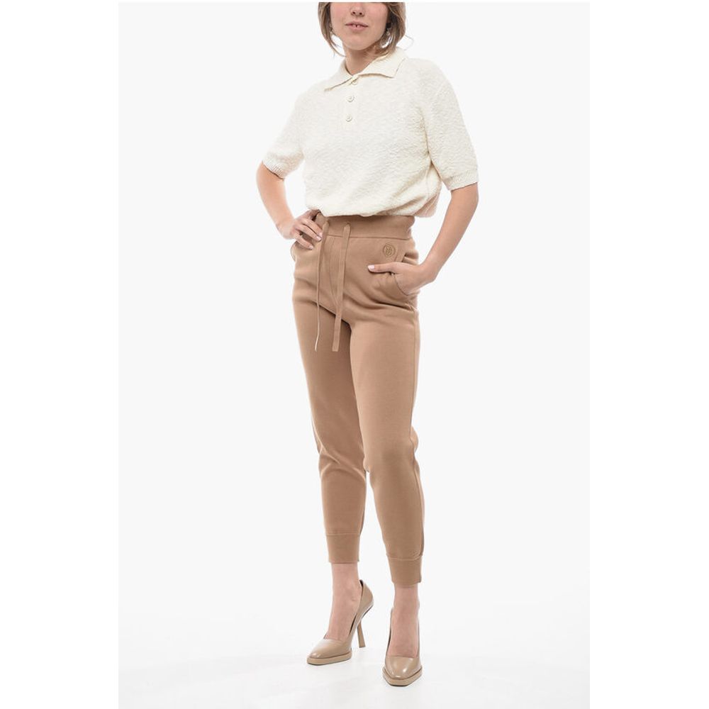 Burberry Cashmere Blend Sweatpants with Cuffs