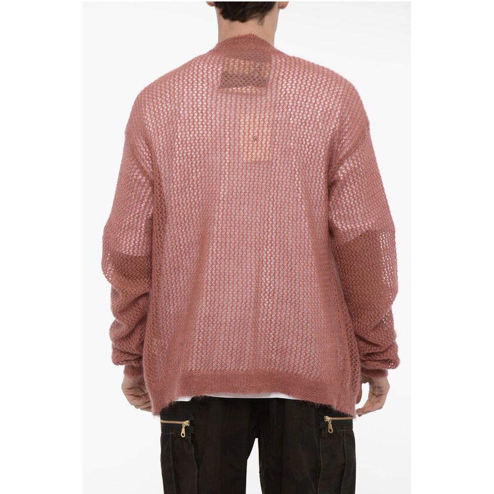 Openwork Mohair and Silk VIVIENNE Cardigan