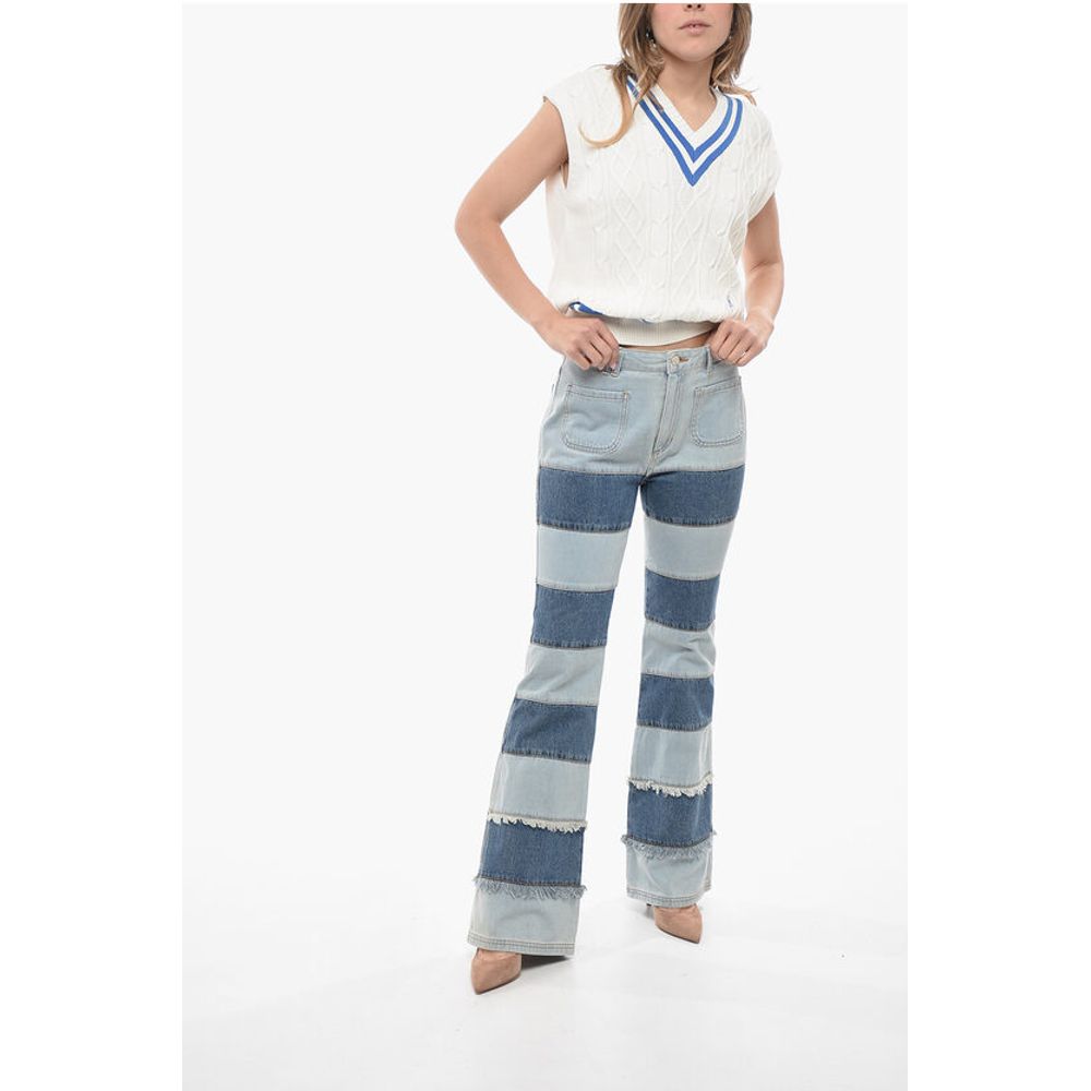 Andersson Bell Patch Pockets Patchwork Jeans 28cm