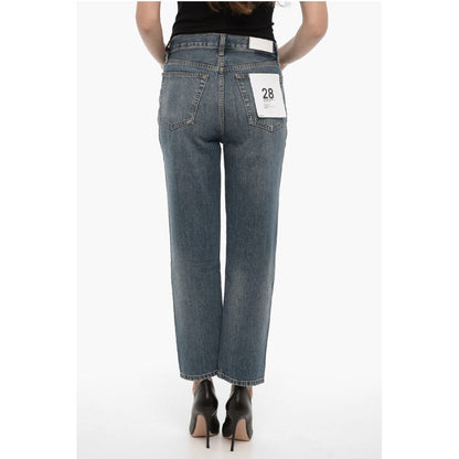 RE/DONE High-Waisted Straight Leg 70s STOVE PIPE Jeans 18cm