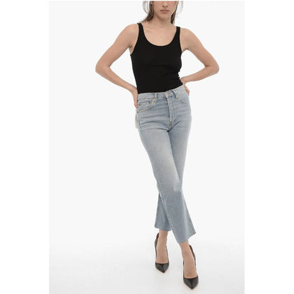 RE/DONE Straight Leg Stretch Denim 70s STOVE PIPE Jeans 18cm