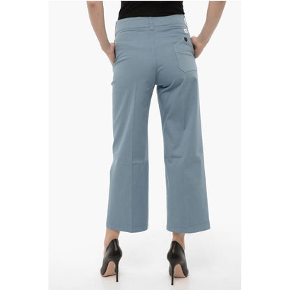 Department 5 Solid Color Cropped Palazzo Pants