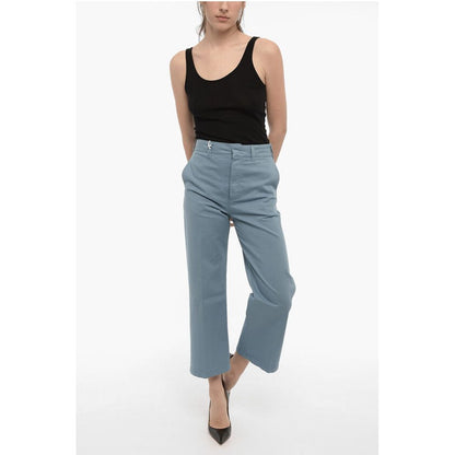 Department 5 Solid Color Cropped Palazzo Pants