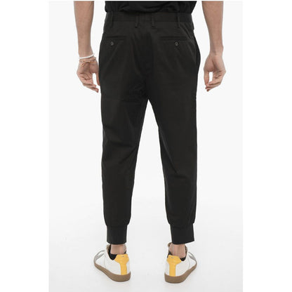 Neil Barrett Low Rise Stretch Cotton Slim Fit Pants
