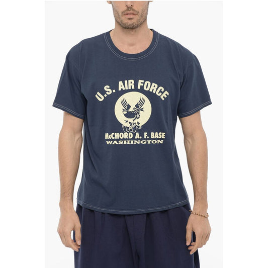Wild Donkey Crew-Neck cotton T-shirt with Frontal Print