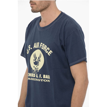 Wild Donkey Crew-Neck cotton T-shirt with Frontal Print
