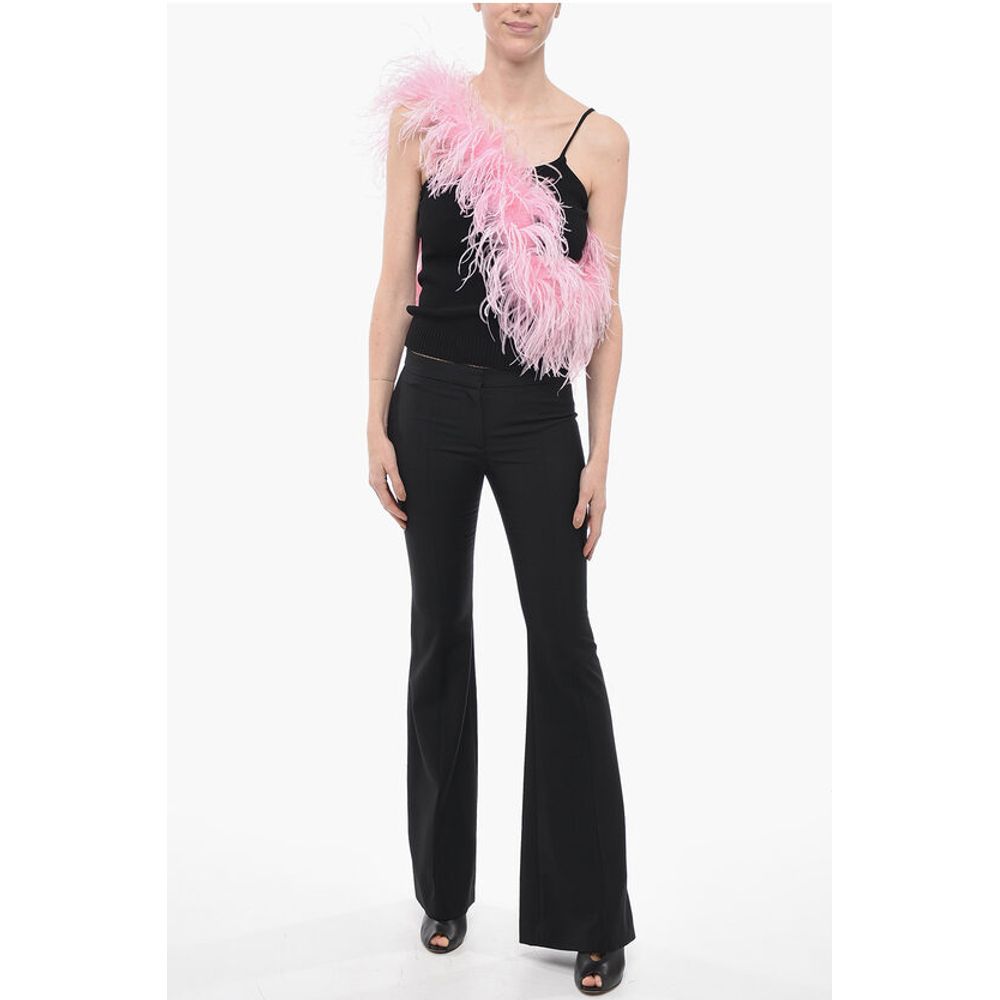 Alexander McQueen Pleated Boot-cut Pants