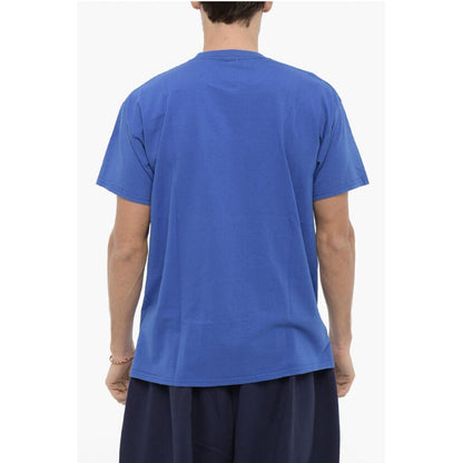 Wild Donkey Contrast and Embossed Printed Crew-Neck T-shirt