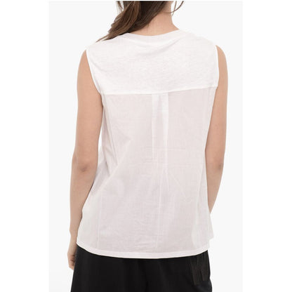 Woolrich Crew-Neck Double Fabric Tank Top