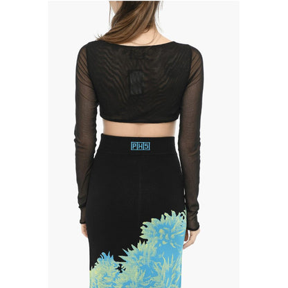 The Andamane Cropped Sheer KYLIE Top