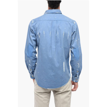 Polo Ralph Lauren Classic Fit Saharan Shirt with Paint Effect Print