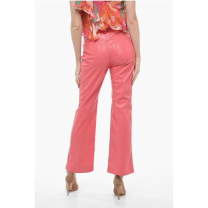 MSGM 5 Pocket Straight Fit Eco-leather Pants
